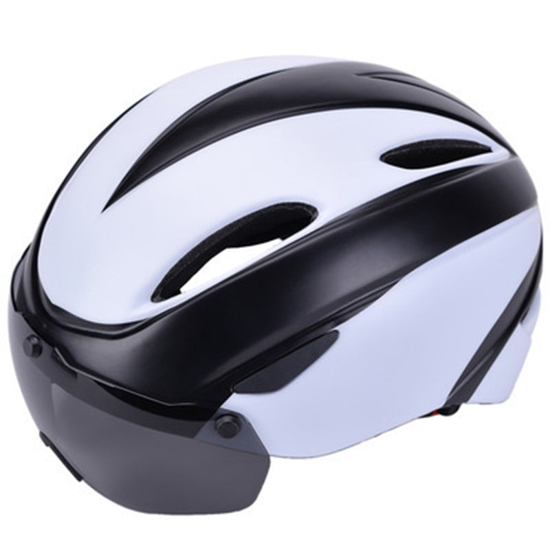 MTB Bike Helmet , Magnetic Goggles